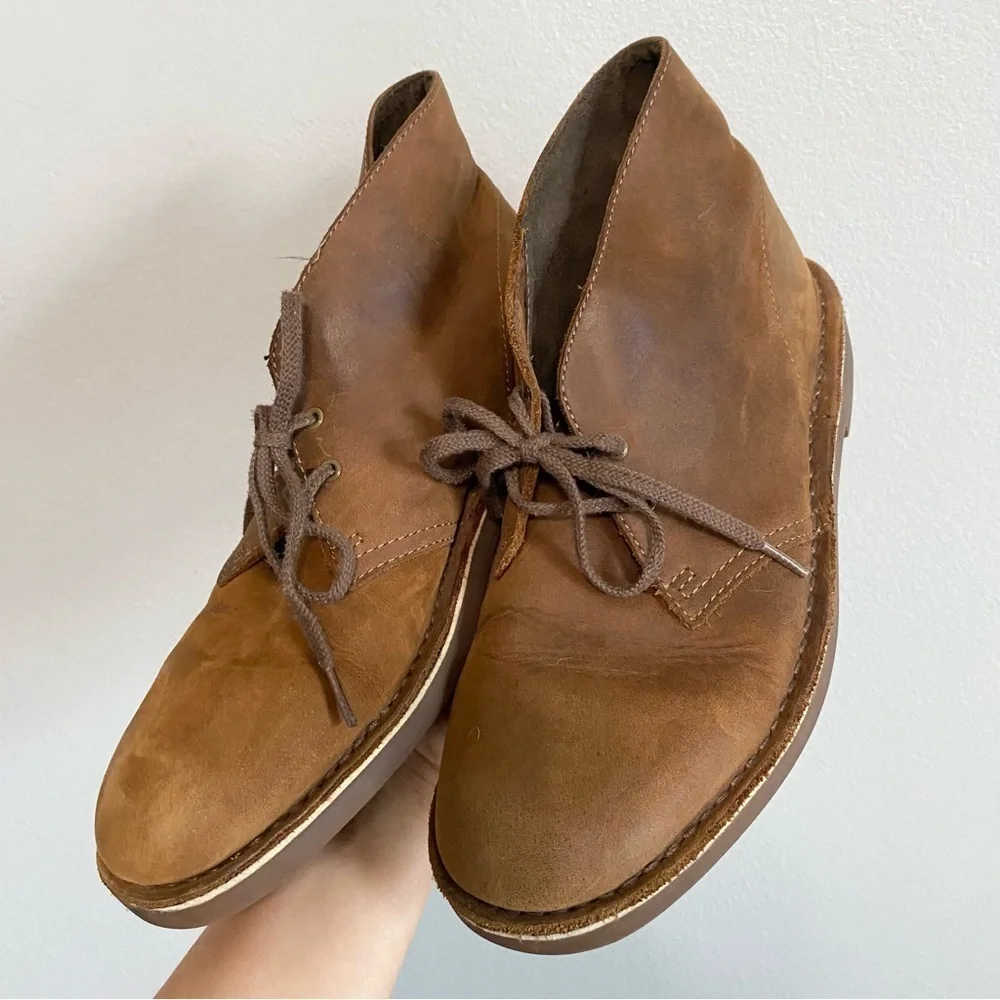 Clarks Men's Bushacre 2 Leather Chukka Boots Size 9.5